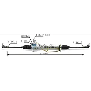 Auto parts hydraulic steering gear for VW JIETTA III 08 83-10 91 191422055  1H1422055