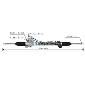 For Honda CR-V III (RE) auto steering gear box hydraulic power steering rack 53601-TA0-A01