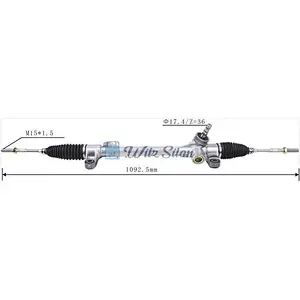 45510-12290 RHD Hydraulic Power Steering Rack For Toyota COROLLA Saloon (_E15_) 2006-