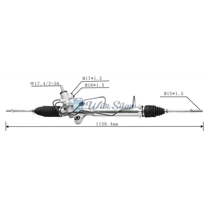 44200-26480 44200-26530 LHD Hydraulic Power Steering Rack For Toyota HIACE  COMMUTER V (TRH2_ KDH2_) 2004-