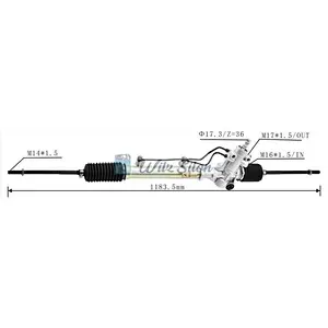 44250-42100 LHD Hydraulic Power Steering Rack For Toyota RAV 4 I (_A1_) 1994-2000