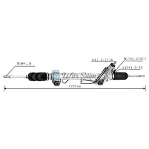 44200-60230 LHD Hydraulic Power Steering Rack For Toyota LAND CRUISER PRADO (_J15_) 2009-