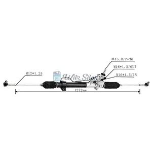 48500-61J01-000 RHD Hydraulic Power Steering Rack For SUZUKI Apv 2005-2016