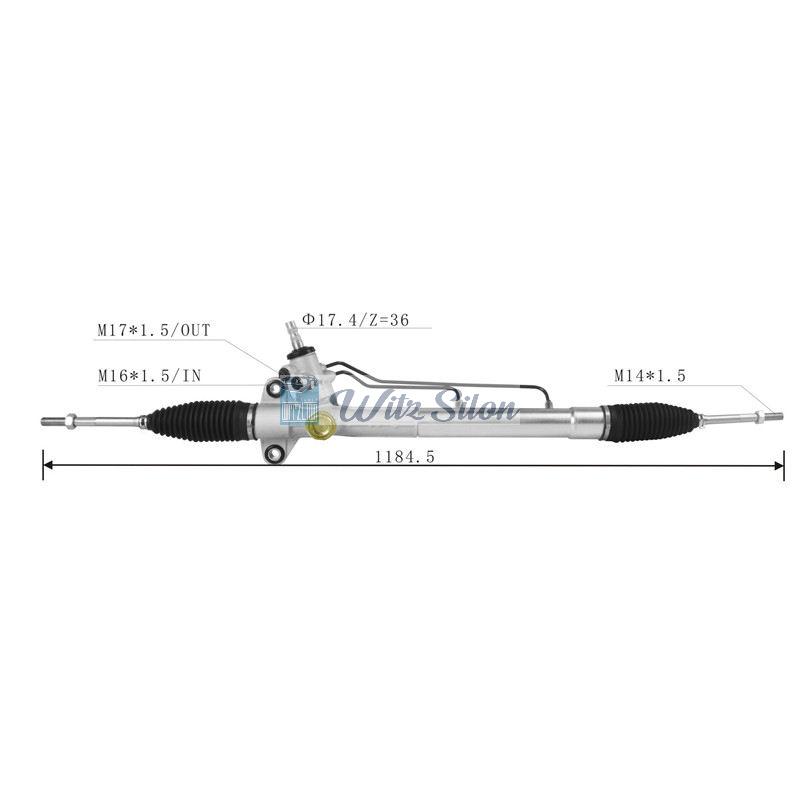 44200-BZ070-000 RHD Hydraulic Power Steering Rack For Toyota RUSH 2006-2006