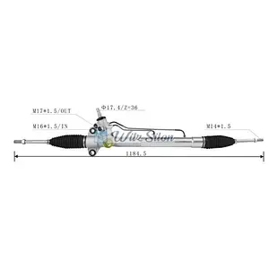 44200-BZ070-000 RHD Hydraulic Power Steering Rack For Toyota RUSH 2006-2006