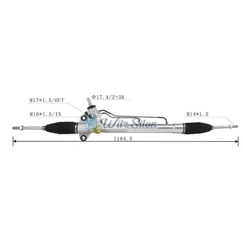 44200-BZ070-000 RHD Hydraulic Power Steering Rack For Toyota RUSH 2006-2006