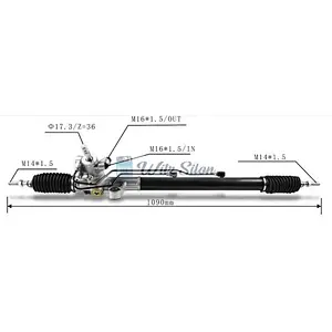 53601-SDA-A04 53601-SDA-A02 53601SDDA03 LHD Hydraulic Power Steering Rack For Honda ACCORD VII (CM) 2002-2008
