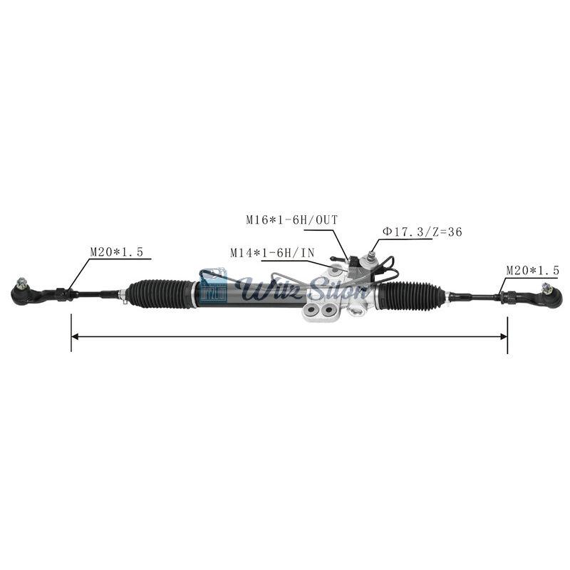 49001-VW600 LHD Hydraulic Power Steering Rack For NISSAN CARAVAN Bus (E25) 2000-2012