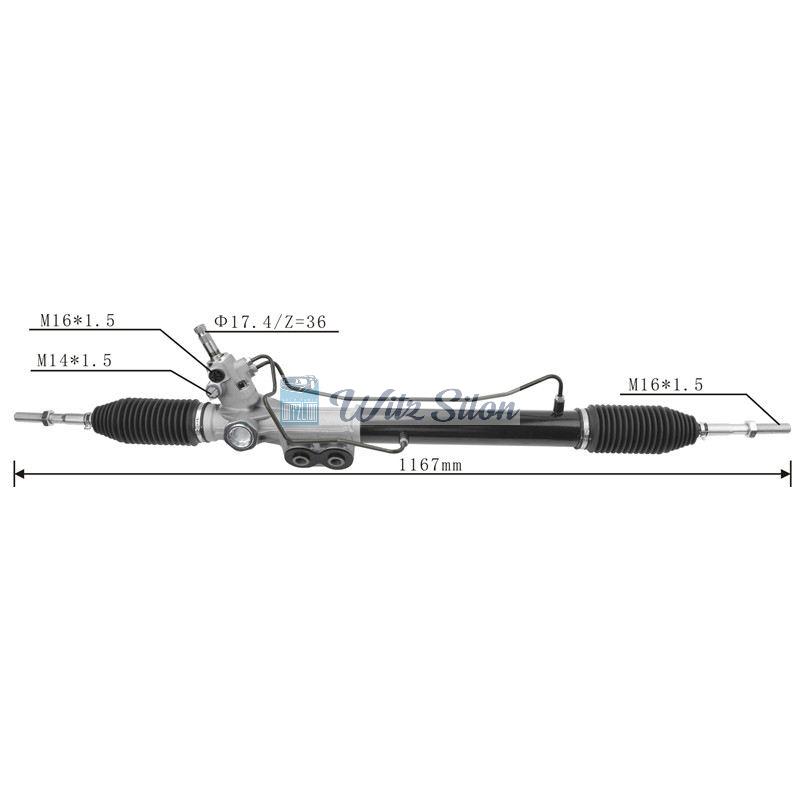 49200-3X03A RHD Hydraulic Power Steering Rack For Nissan NP300 NAVARA (D40) 2004-