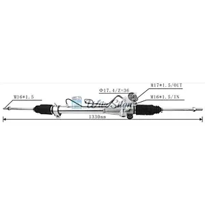 44250-33202 44250-33061 44250-33250 RHD Hydraulic Power Steering Rack For Toyota Camry 1992-2001