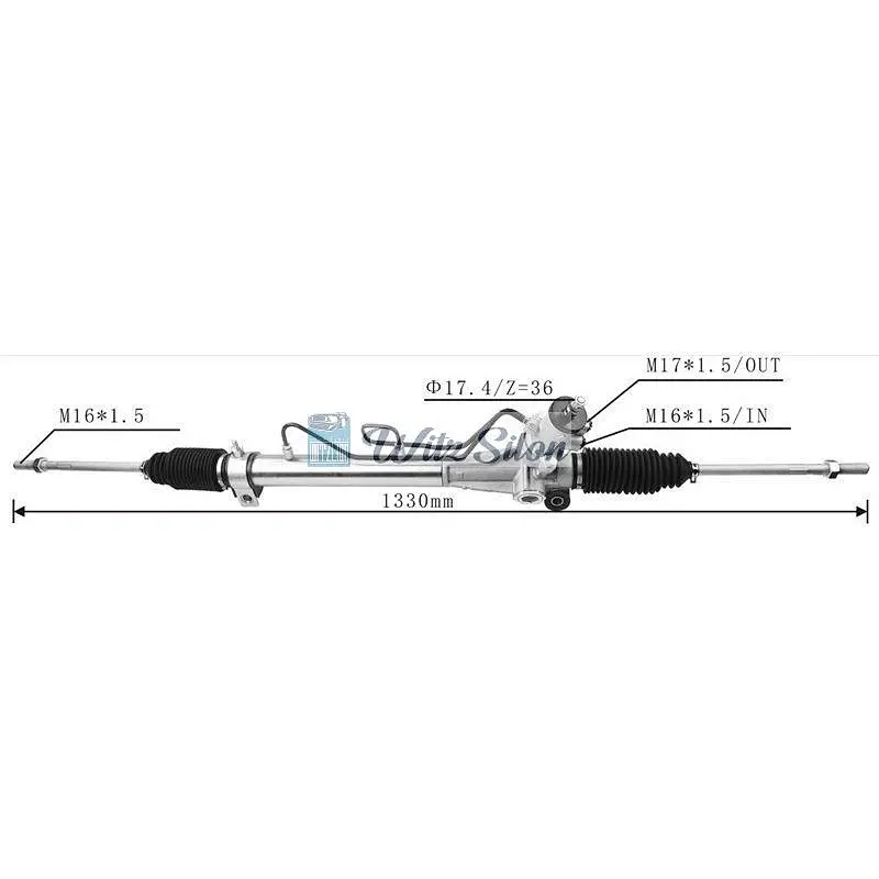 44250-33202 44250-33061 44250-33250 RHD Hydraulic Power Steering Rack For Toyota Camry 1992-2001