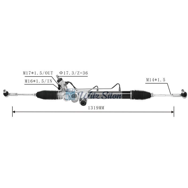 8-97943521-0 8-97234439-3 RHD Hydraulic Power Steering Rack For Isuzu DMAX 4 4 2002-2012