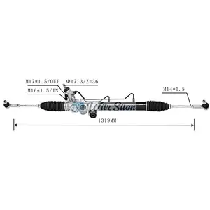 8-97943521-0 8-97234439-3 RHD Hydraulic Power Steering Rack For Isuzu DMAX 4 4 2002-2012