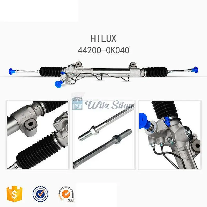 OEM 44200-0K040 442000K040 Car Parts Auto Steer Gear And Pinion LHD Power Steering Rack For TOYOTA HILUX VIGO 4WD