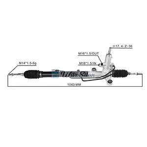 For Honda CIVIC VIII auto steering gear box hydraulic power steering rack 53601-SNA-A52 53601-SNA-A51