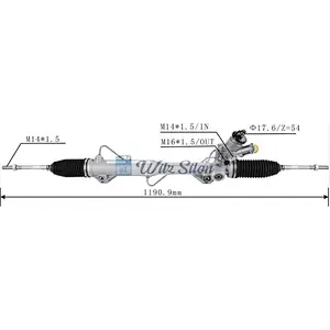 Hot Sale Car Parts Steering System Steering Gear Steering Rack 32106777473 32106787762 for BMW