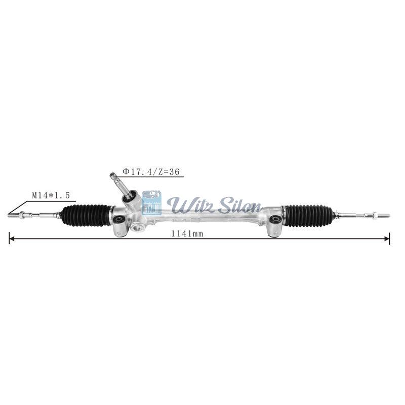 Cheap power Steering Rack for TOYOTA YARIS ECHO LHD 45510-0D490 45510-0D340 45510-0D430