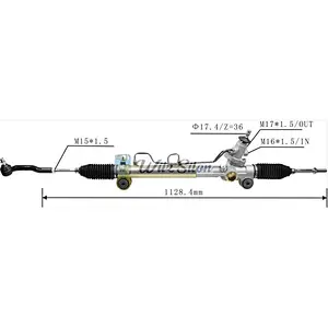 44250-06190 RHD Hydraulic Power Steering Rack For Toyota Camry 2002-2006