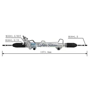 520397207AC Car Parts Hydraulic Power Steering Rack & Pinion Assembly for DODGE DAKOTA 4WD