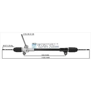 For CHEVROLET SPARK M400 2005 auto steering gear power steering rack 95390026 95075259 95083673 95275928