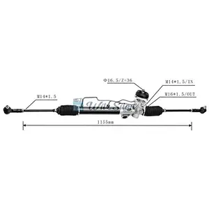 57710-25010 Steering Gear Power Steering Rack for HYUNDAI ACCENT 2000-2006