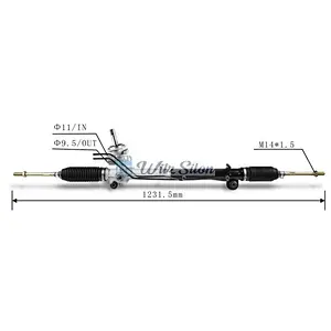 Auto Parts Steering Rack for Ford FIESTA IKON OEM 1723864 2S65-3200-CA 4472938