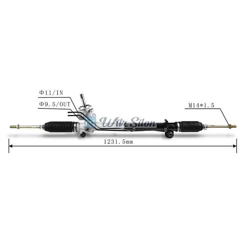 Auto Parts Steering Rack for Ford FIESTA IKON OEM 1723864 2S65-3200-CA 4472938