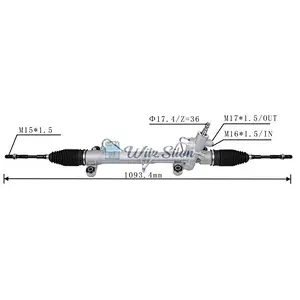 44200-12760 44250-02160 LHD Hydraulic Power Steering Rack For Toyota COROLLA Saloon (_E12_) 2000-2008