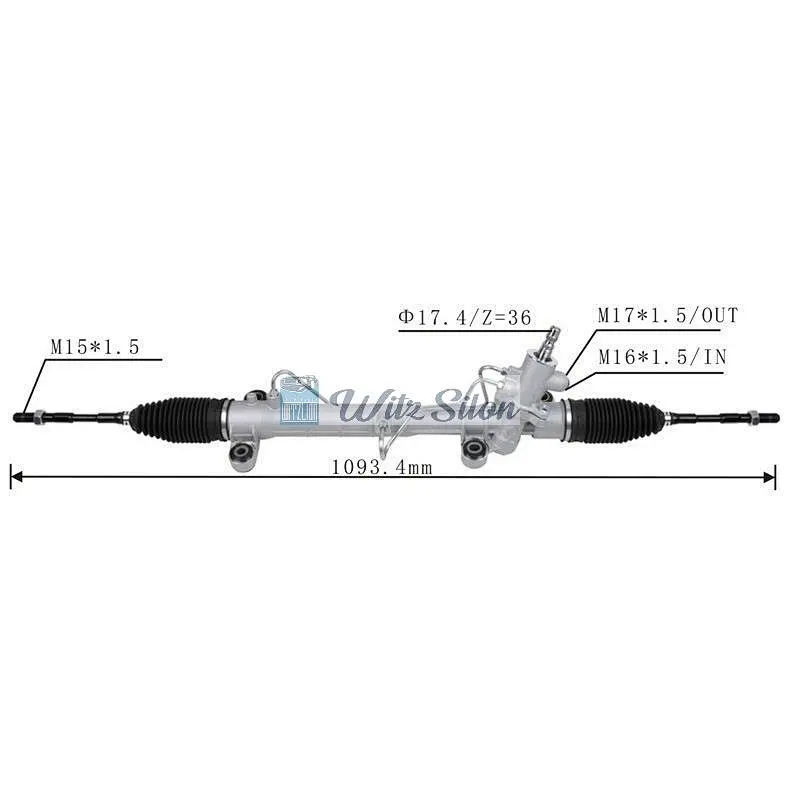 44200-12760 44250-02160 LHD Hydraulic Power Steering Rack For Toyota COROLLA Saloon (_E12_) 2000-2008