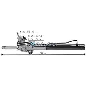 MR374891 MR554169 RHD Hydraulic Power Steering Rack For MITSUBISHI V73