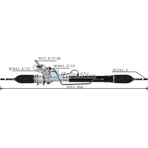 Hydraulic Power Steering Rack For Chevrolet Aveo OEM 93238311 95238311 95212633
