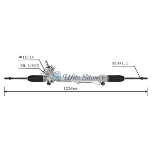 9S65-3200-AB 2S6C-3200-KN LHD Hydraulic Power Steering Rack for Ford ECOSPORT 2003-2013