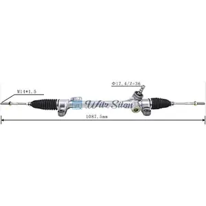 45510-12460 45510-02200 Auto power Steering Gear Steering Rack for TOYOTA COROLLA ZZE141 2007-2014
