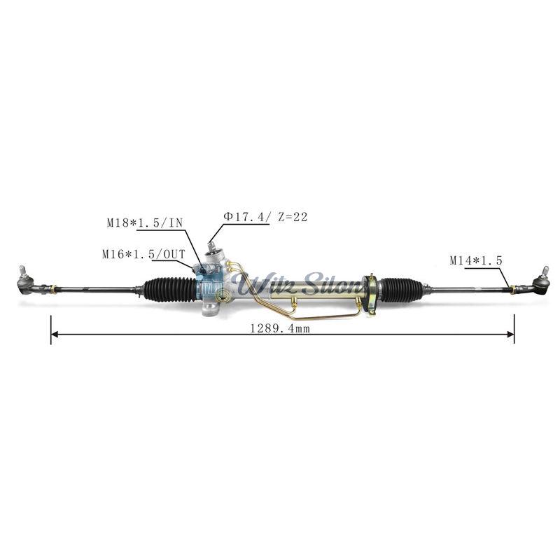 Auto Parts Hydraulic Power Steering Gear 1H0 422 803A for VW GOLF III Cabriolet (1E7) 1993-1998