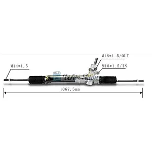 94671442 LHD Hydraulic Power Steering Rack for Chevrolet Chevy 1996-2012