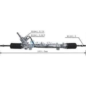 6001547608 82006-15149 Power Steering Rack For Renault logan Nissan