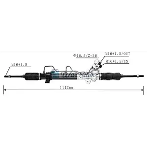 Steering Gear Power Steering Rack for HYUNDAI TUCSON 2004-2010 57700-2E000 57700-1F000