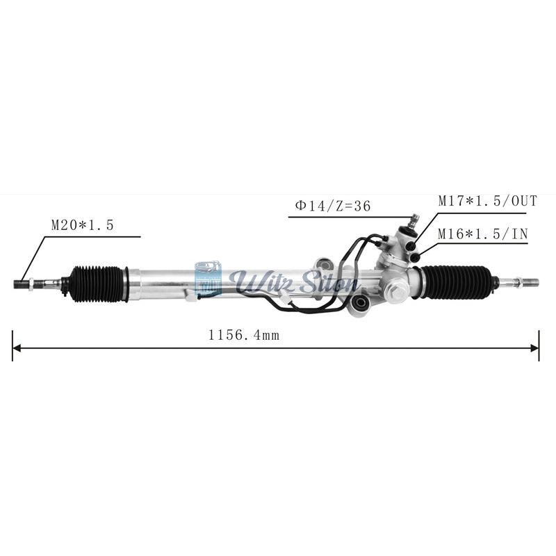 44250-60060 LHD Hydraulic Power Steering Rack For Toyota PRADO (_J1_) 1998-2007