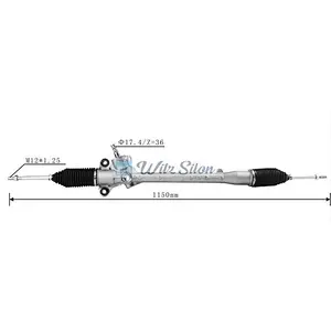 45510-BZ120 45510-BZ160 RHD Hydraulic Power Steering Rack For Toyota AVANZA II (F65_) 2011-