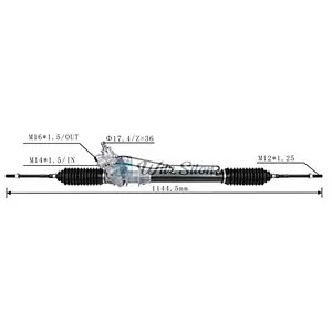 High Quality Car Parts Steering System Steering Gear Steering Rack for NISSAN 49001-0M010