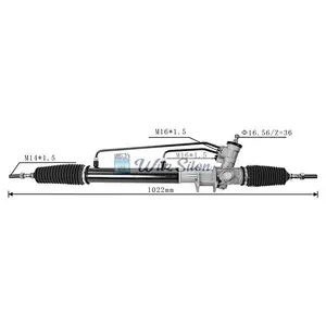 High Quality Car Parts Steering System Steering Gear Steering Rack for CHEVROLET 0K72A32110