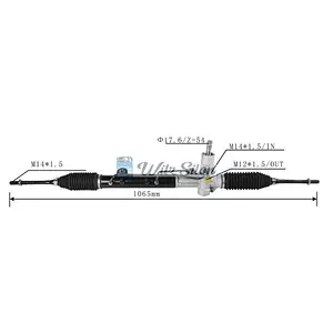 High Quality Car Parts Steering System Steering Gear Steering Rack for FIAT 46450678
