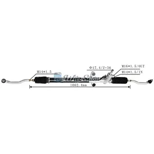 High Quality Car Parts Steering System Steering Gear Steering Rack for Toyota 53601-S84-A02