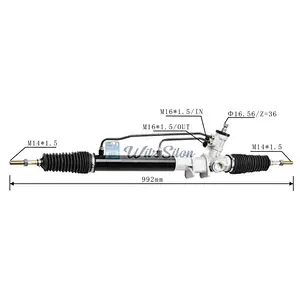 High Quality Car Parts Steering System Steering Gear Steering Rack for CHEVROLET 0K72A32110