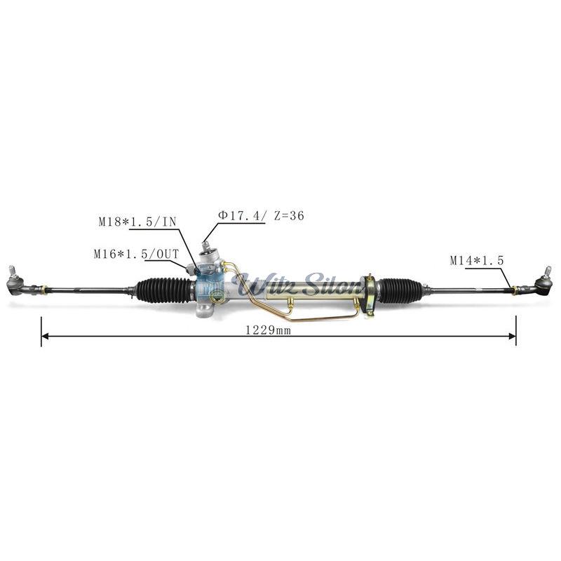 High Quality Car Parts Steering System Steering Gear Steering Rack for VW 191422055