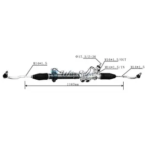 High Quality Car Parts Steering System Steering Gear Steering Rack for NISSAN 49001-JR810
