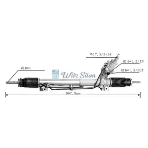 High Quality Car Parts Steering System Steering Gear Steering Rack for bmw 32131096026