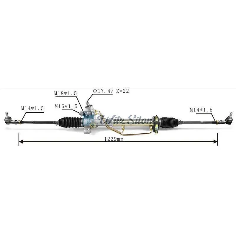High Quality Car Parts Steering System Steering Gear Steering Rack for VW 1H1422055