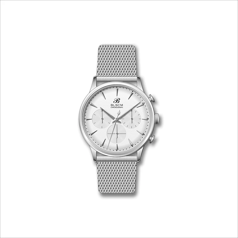 Guangzhou Chronograph Stainless Steel Watch Water Resistant