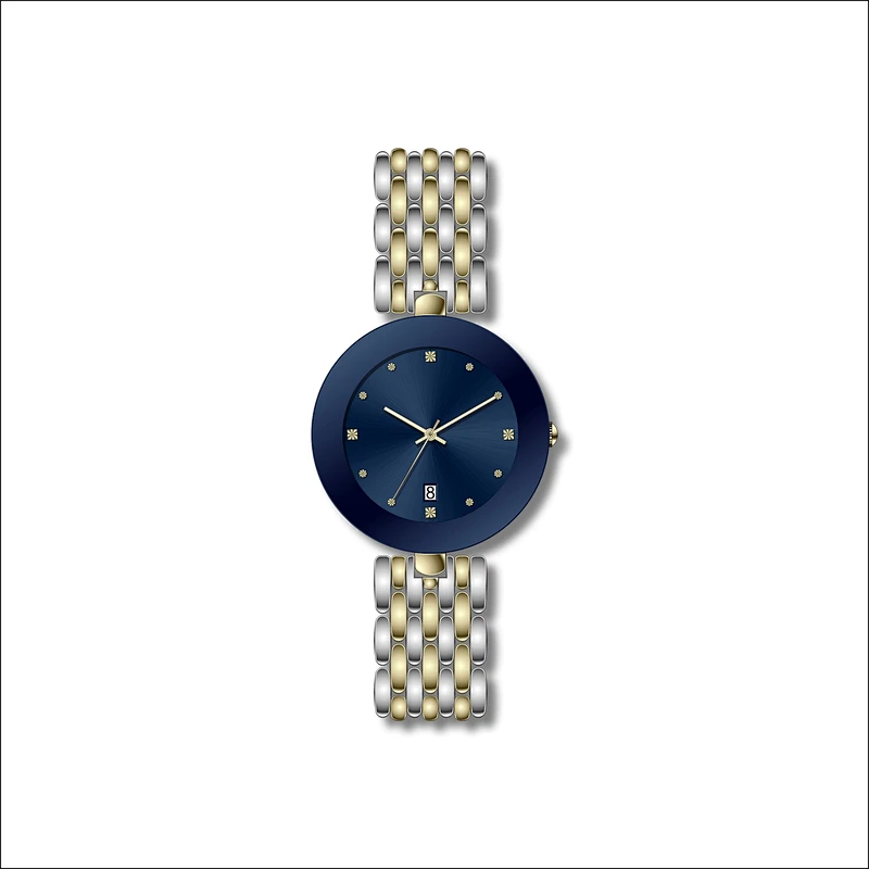 Famous Couple Classic Stainless Steel Watches